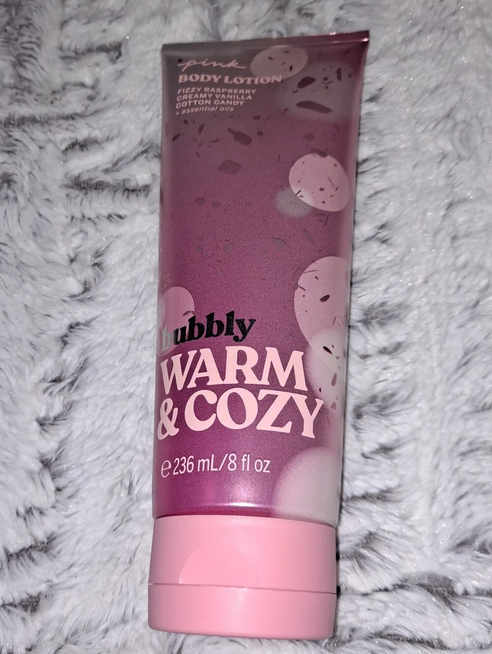 Victoria's Secret PINK Bubbly Warm And Cozy Lotion New
